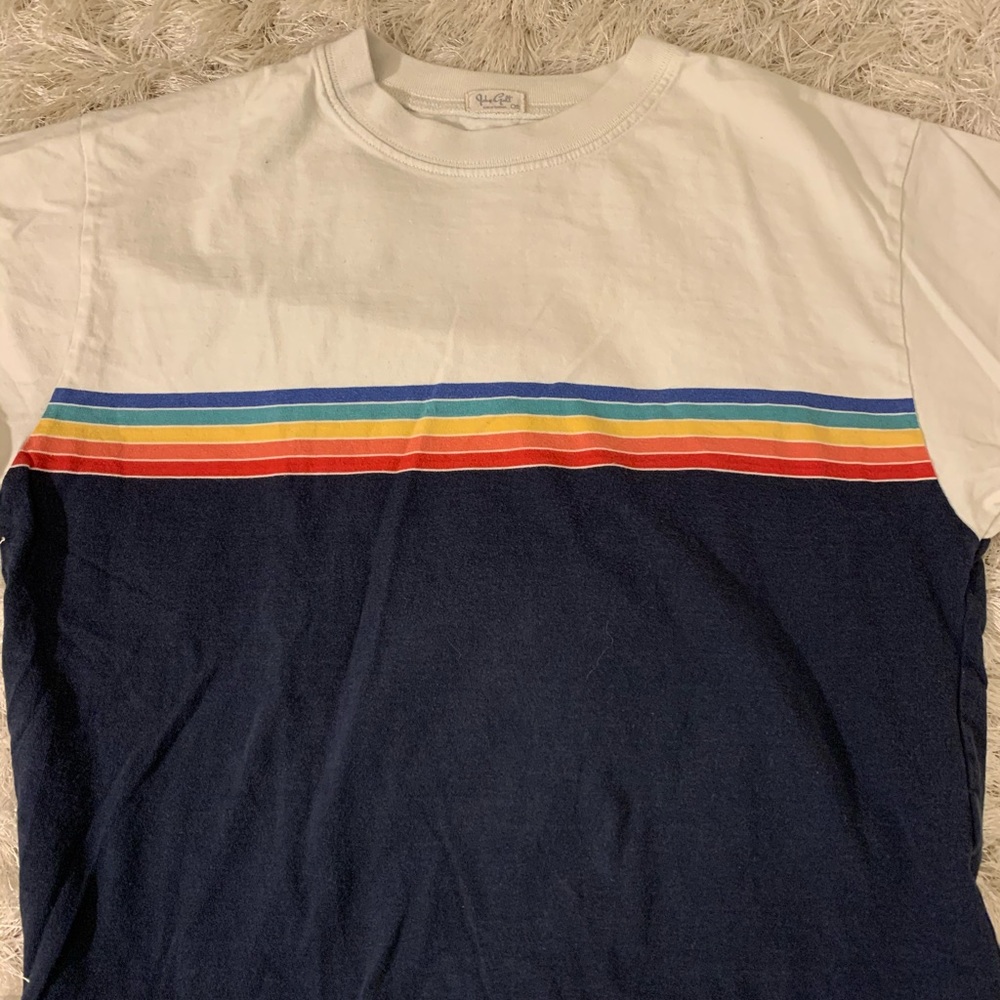 Brandy Melville Aleena Rainbow Top